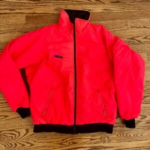 Vintage Columbia Ski Jacket Fully Reversible Mens Large Black Neon Orange 
*READ